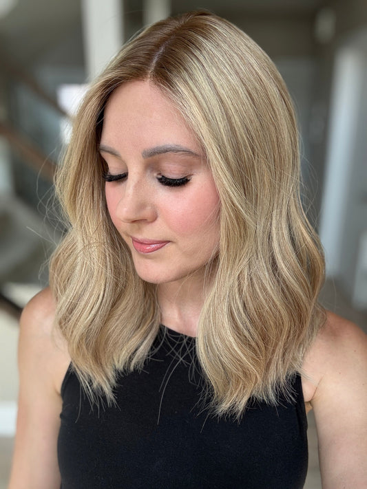 18" Cara LOB Comfort Cap Silk Top Wig (S) Alexwigs