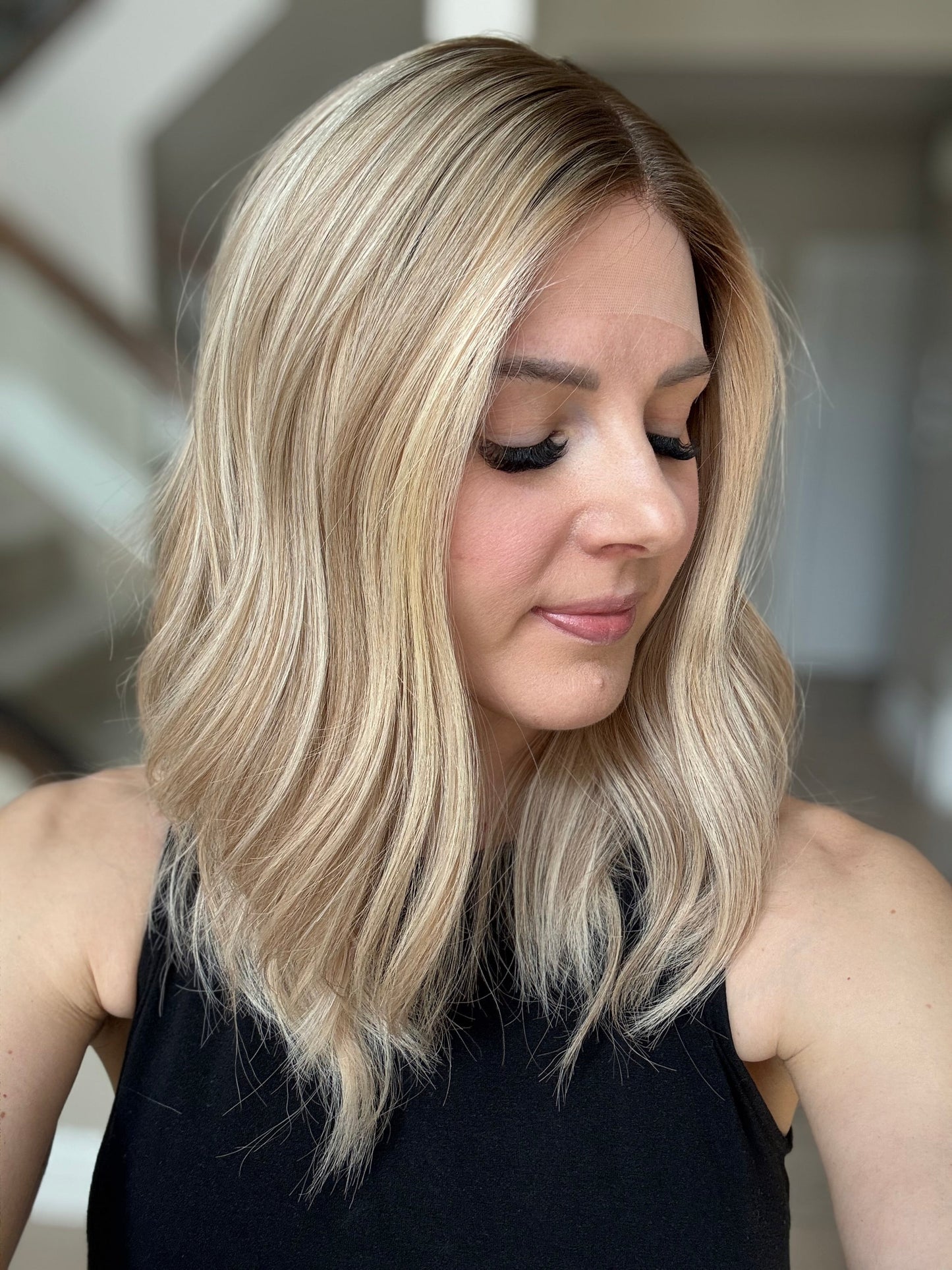 17" Katie Comfort Cap Silk Top Wig (M) (FINAL SALE) Alexwigs