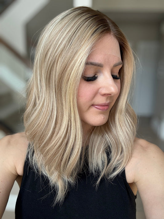 17" Katie Comfort Cap Silk Top Wig (M) (FINAL SALE) Alexwigs