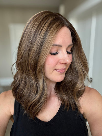 18" Penelope Comfort Cap Silk Top Wig (S) Alexwigs