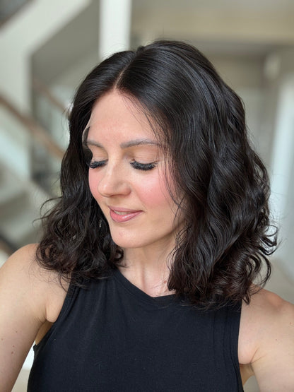 14" Mira Wavy Luxury Cap Lace Top Wig (M) (FINAL SALE) Alexwigs