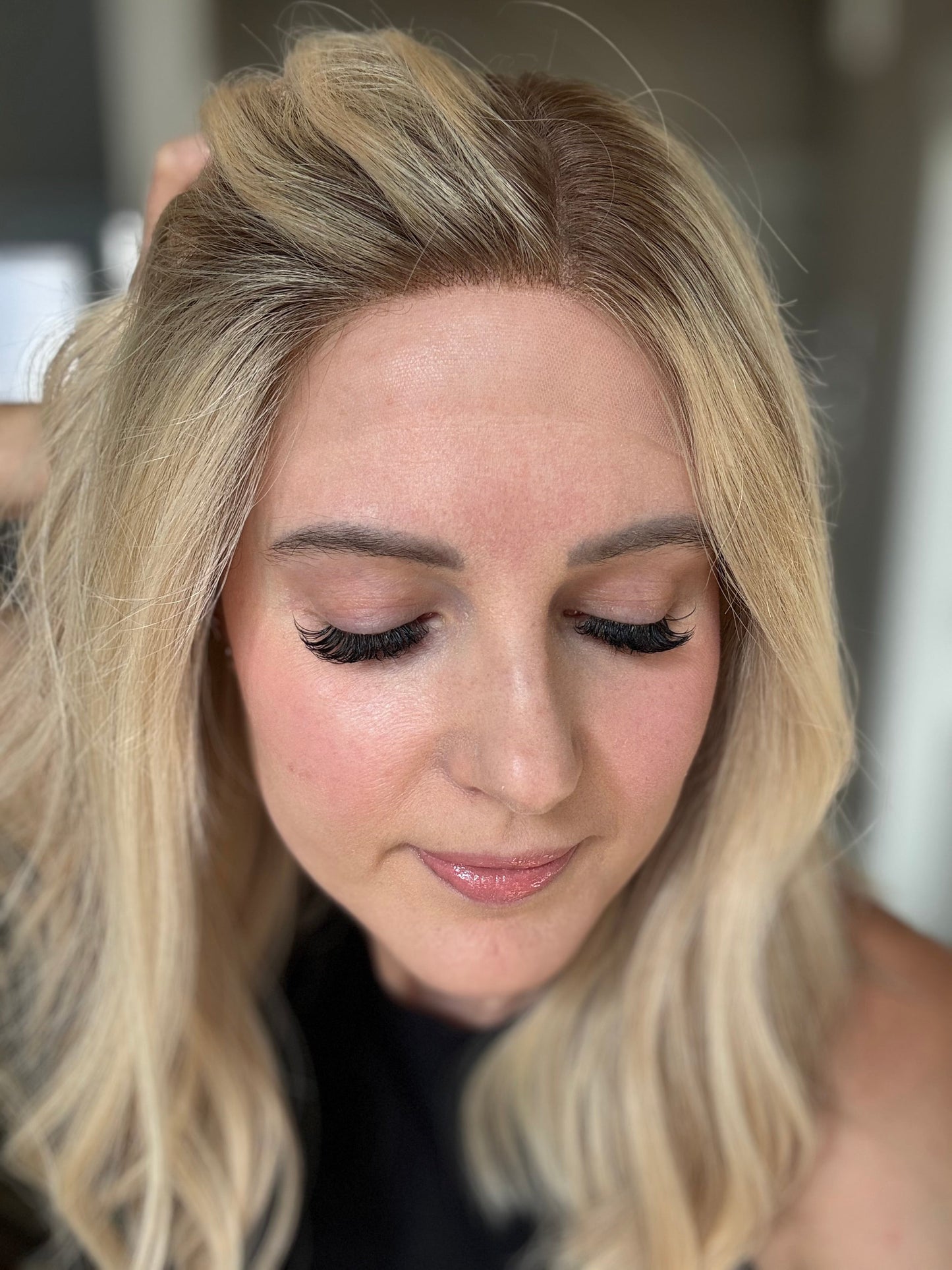 18" Cara LOB Comfort Cap Lace Top Wig (S) Alexwigs