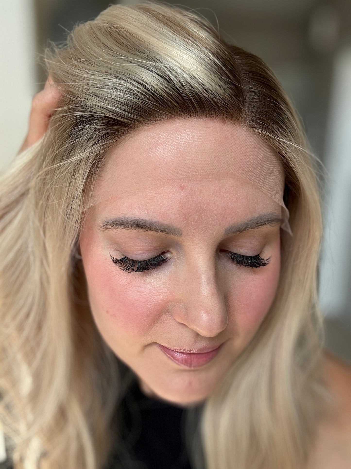 18" Katie LOB Comfort Cap Lace Top Wig (M) (FINAL SALE) Alexwigs