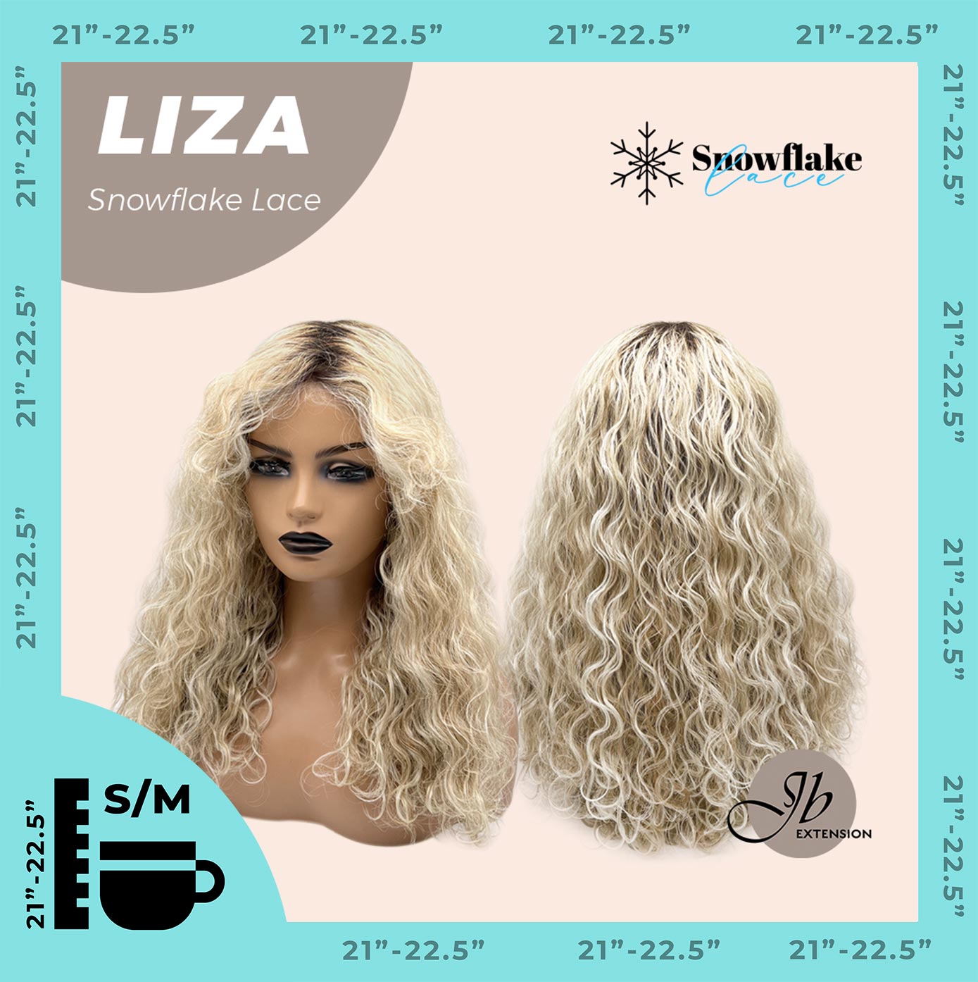 [PRE-ORDER] Get the Influencer Look with Deep Curly Blonde  LIZA SNOWFLAKE Alexwigs