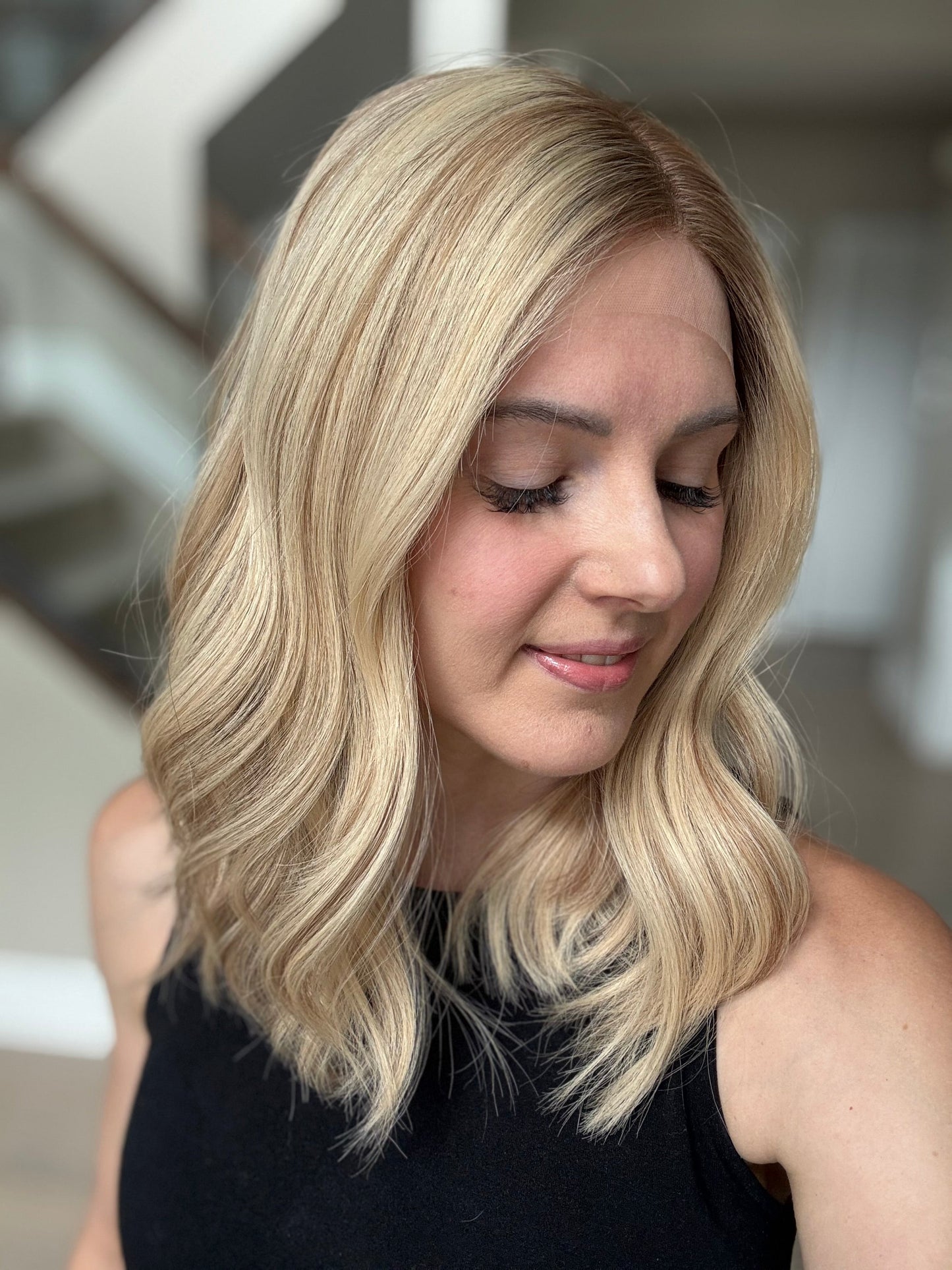 18" Cara LOB Comfort Cap Lace Top Wig (S) (FINAL SALE) Alexwigs