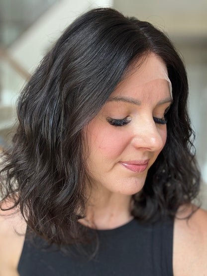 14" Mira Wavy Luxury Cap Lace Top Wig (M) (FINAL SALE) Alexwigs