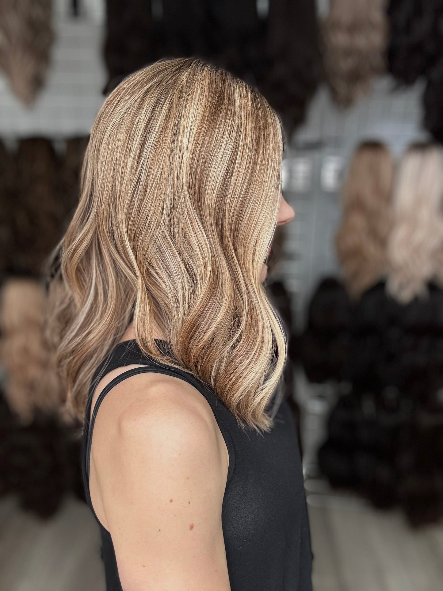 18" Anniston LOB Comfort Cap Lace Top Wig (S) Alexwigs