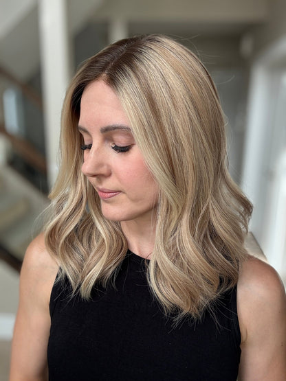 18" Olivia LOB Comfort Cap Lace Top Wig (M) Alexwigs