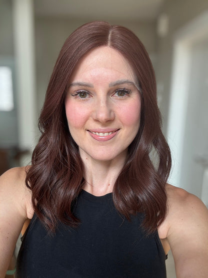 18" Scarlett LOB Comfort Cap Lace Top Wig (M) Alexwigs