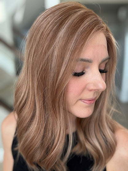 18" Vera LOB Comfort Cap Lace Top Wig (S) Alexwigs