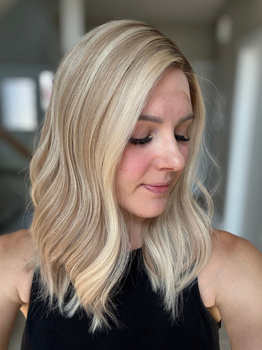 18" Katie LOB Comfort Cap Lace Top Wig (S) Alexwigs