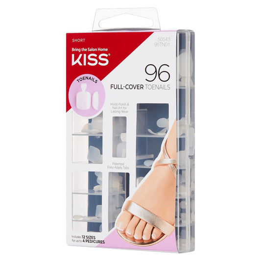 Kiss 96 FULL COVER TOENAILS KIT - SHORT LENGTH Alexwigs
