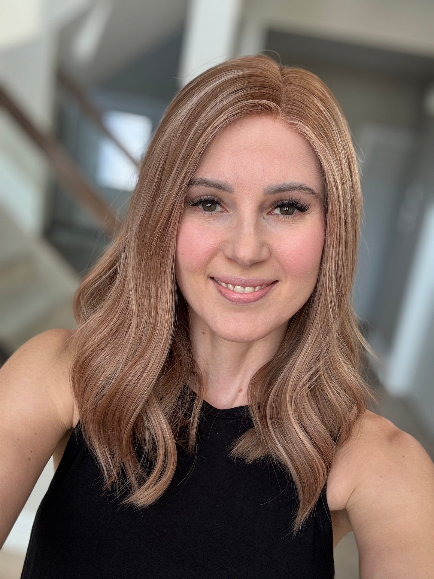 18" Vera LOB Comfort Cap Lace Top Wig (S) Alexwigs