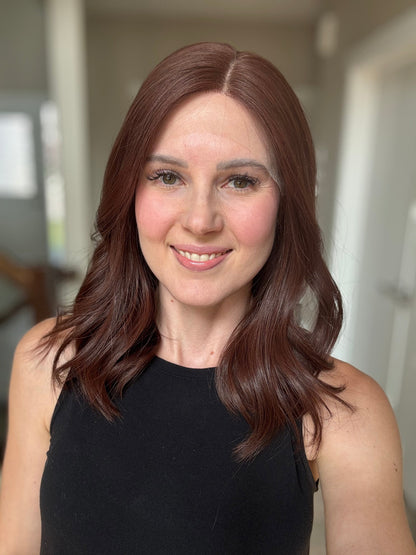 18" Scarlett LOB Comfort Cap Lace Top Wig (M) Alexwigs