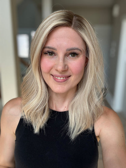 18" Katie LOB Comfort Cap Lace Top Wig (S) Alexwigs