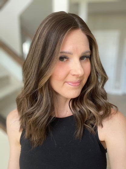 18" Mia Lob Comfort Cap Silk Top Wig (S) Alexwigs