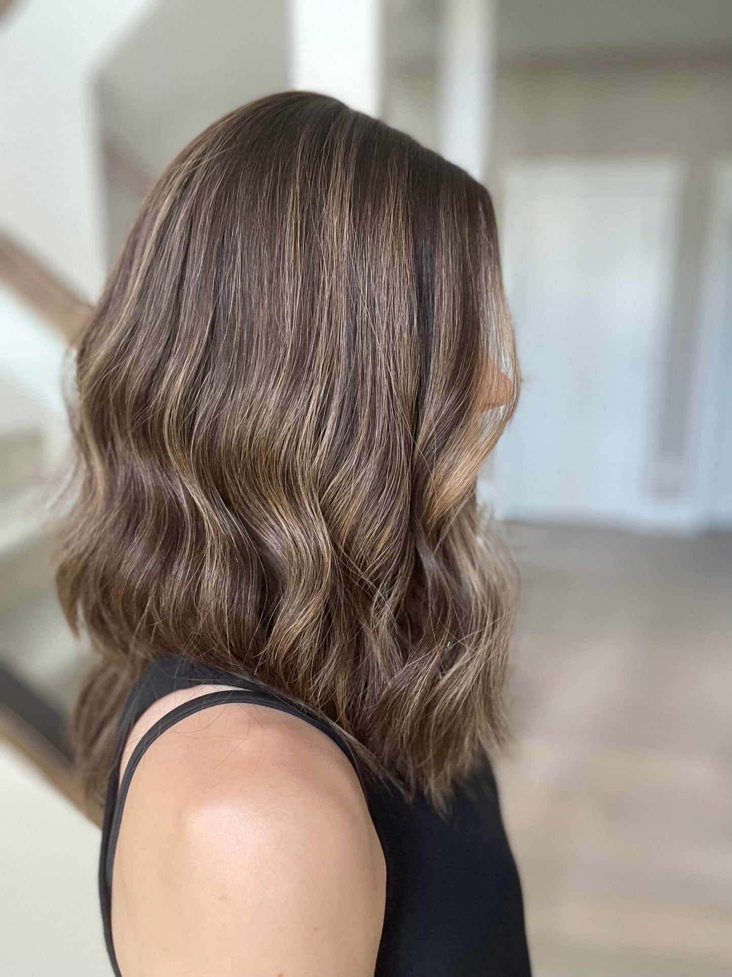 18" Mia Lob Comfort Cap Silk Top Wig (S) Alexwigs