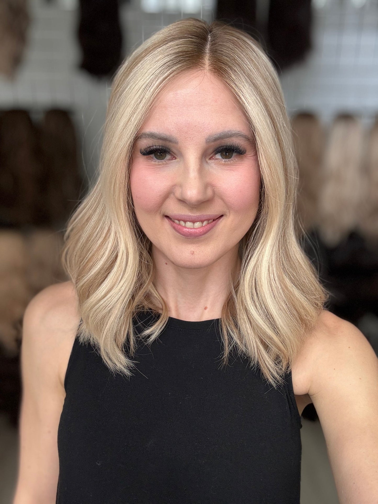 18" Katelyn LOB Comfort Cap Lace Top Wig (M) (FINAL SALE) Alexwigs