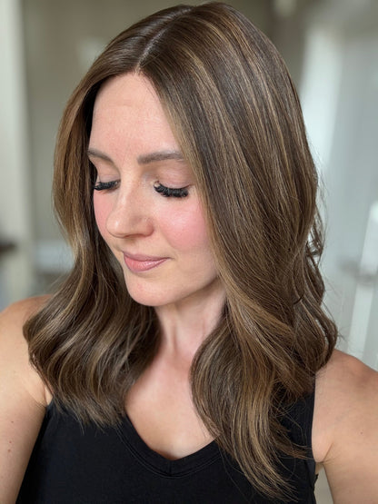 18" Penelope Comfort Cap Silk Top Wig (S) Alexwigs