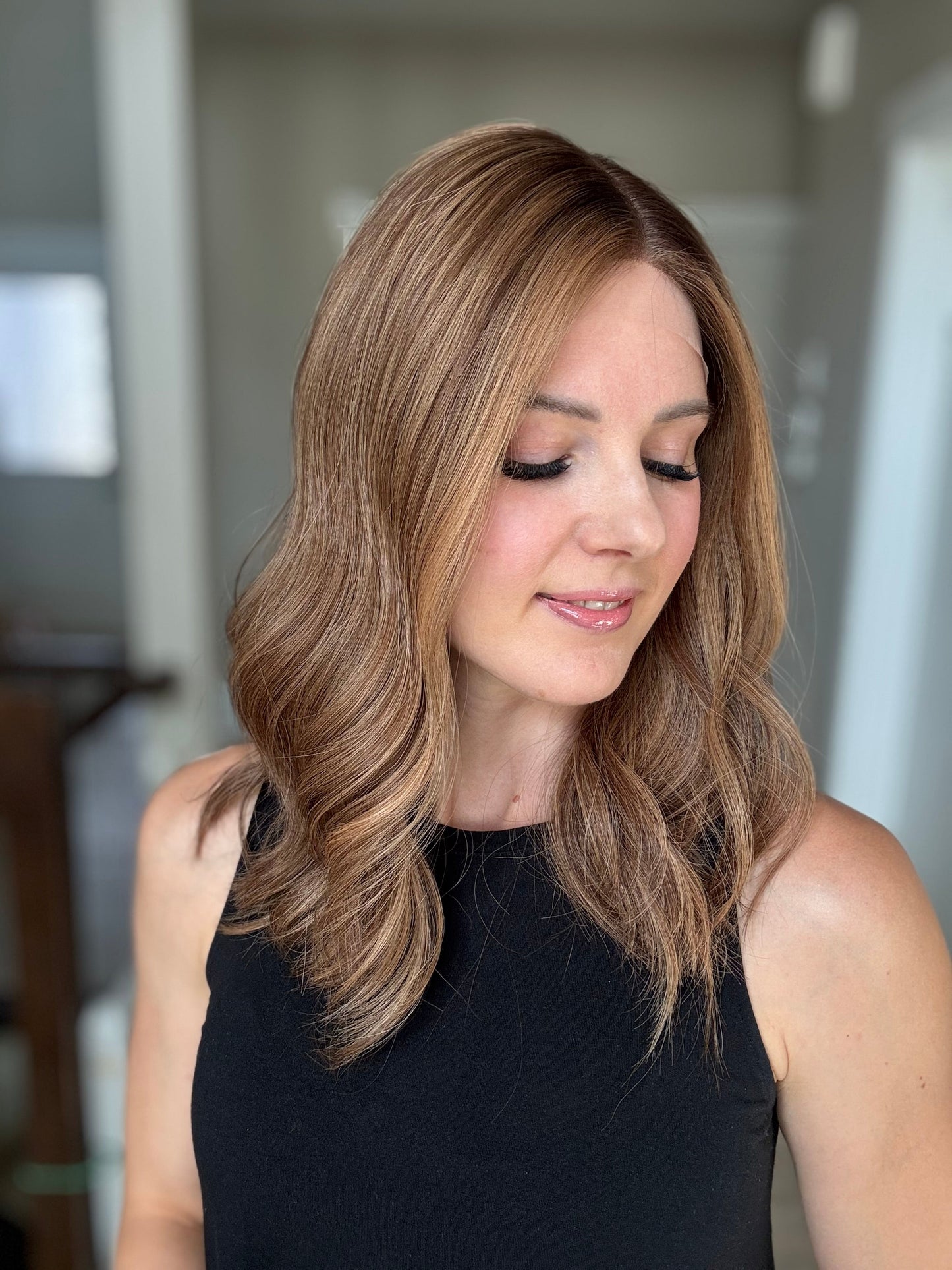 18" Elana LOB Comfort Cap Lace Top Wig (M) (FINAL SALE) Alexwigs