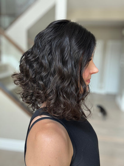 14" Mira Wavy Luxury Cap Lace Top Wig (M) (FINAL SALE) Alexwigs