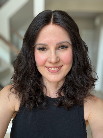 16" Mira Wavy Luxury Cap Lace Top Wig (S) Alexwigs