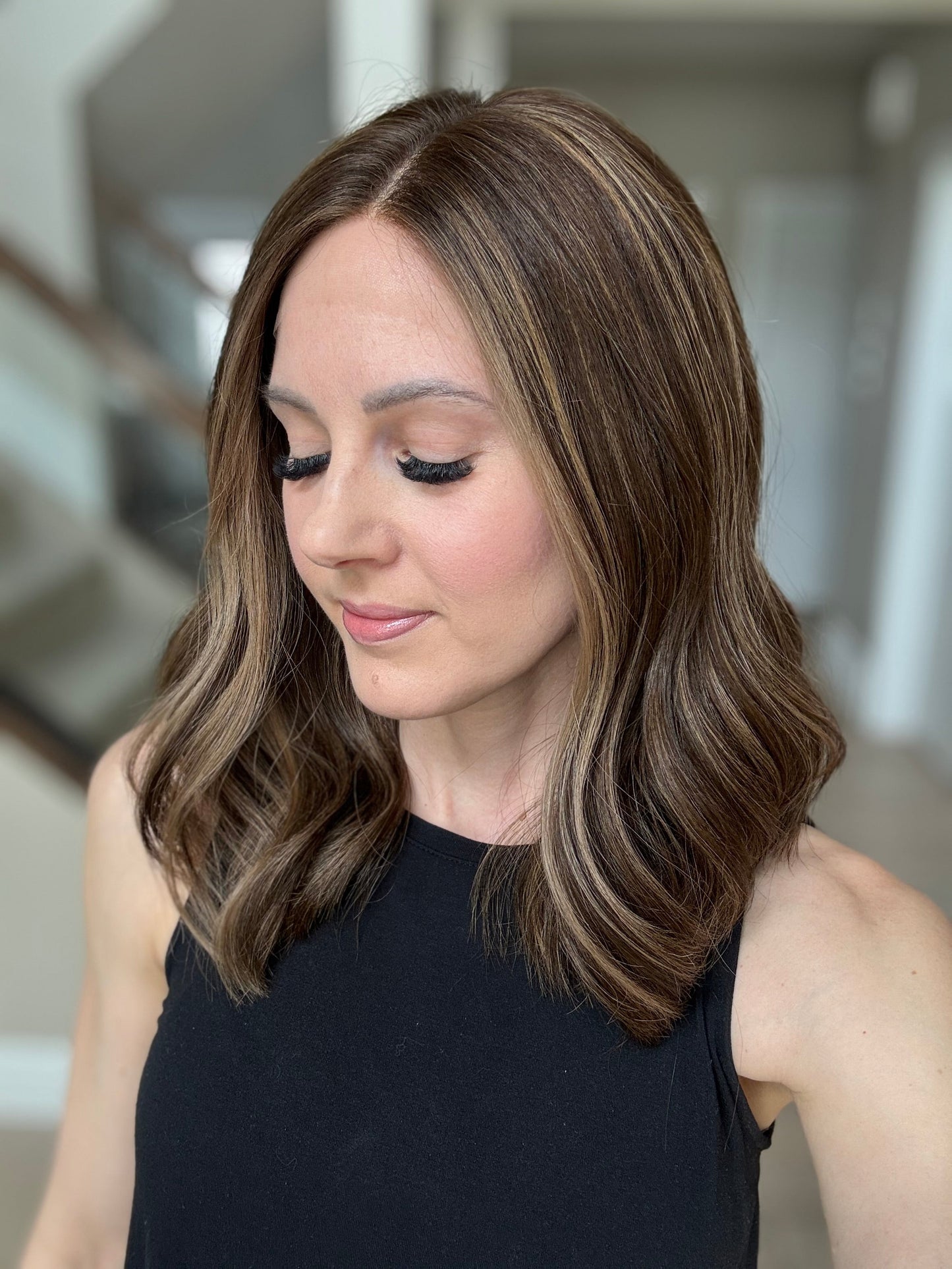 18" Mia LOB Comfort Cap Lace Top Wig (S) Alexwigs