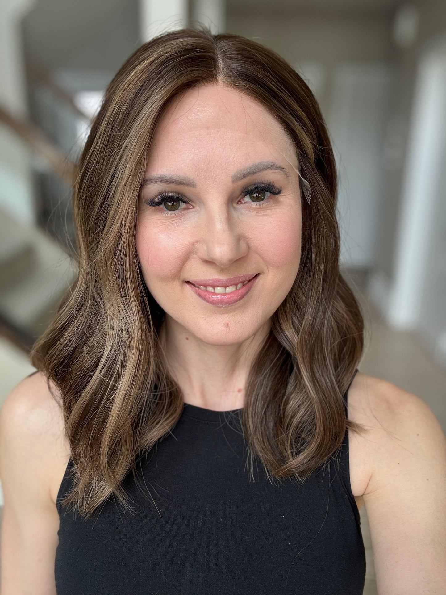 18" Mia LOB Comfort Cap Lace Top Wig (M) (FINAL SALE) Alexwigs