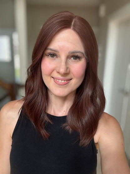 18" Scarlett LOB Comfort Cap Lace Top Wig (M) Alexwigs