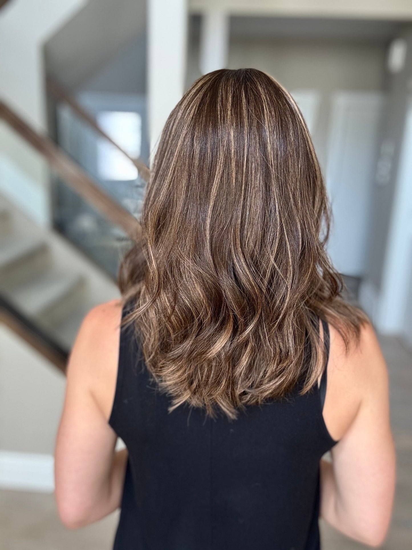 18" Mia LOB Comfort Cap Silk Top Wig (S) Alexwigs