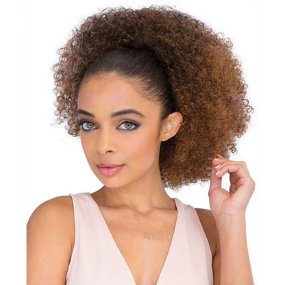 Janet Collection Every Time Noir Drawstring Ponytail - AFRO COILY STRING Alexwigs