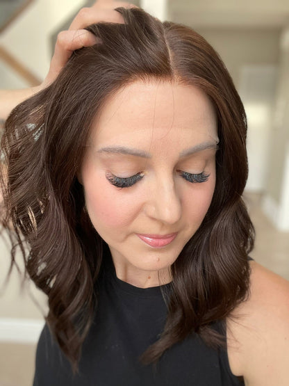 18" Callie Luxury Cap Lace Top Wig (XS) Alexwigs