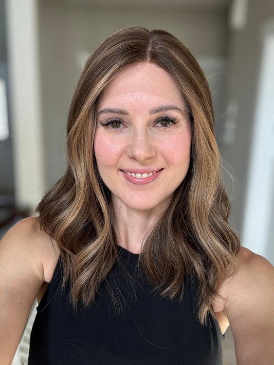 18" Penelope LOB Comfort Cap Lace Top Wig (M) (FINAL SALE) Alexwigs