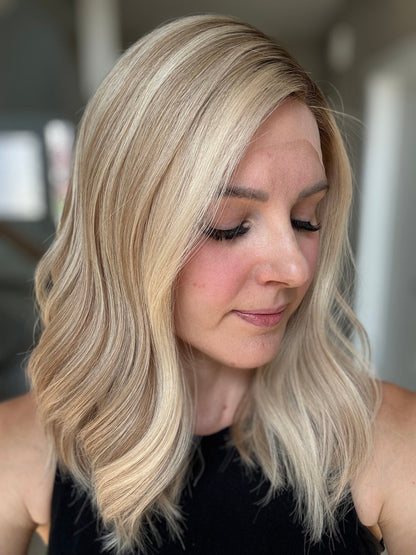 18" Katie LOB Comfort Cap Lace Top Wig (S) Alexwigs