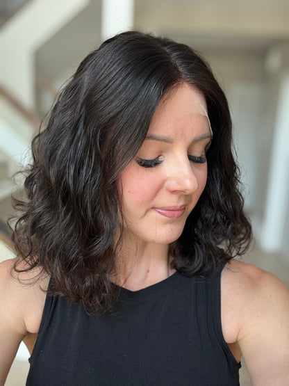 14" Mira Wavy Luxury Cap Lace Top Wig (M) (FINAL SALE) Alexwigs