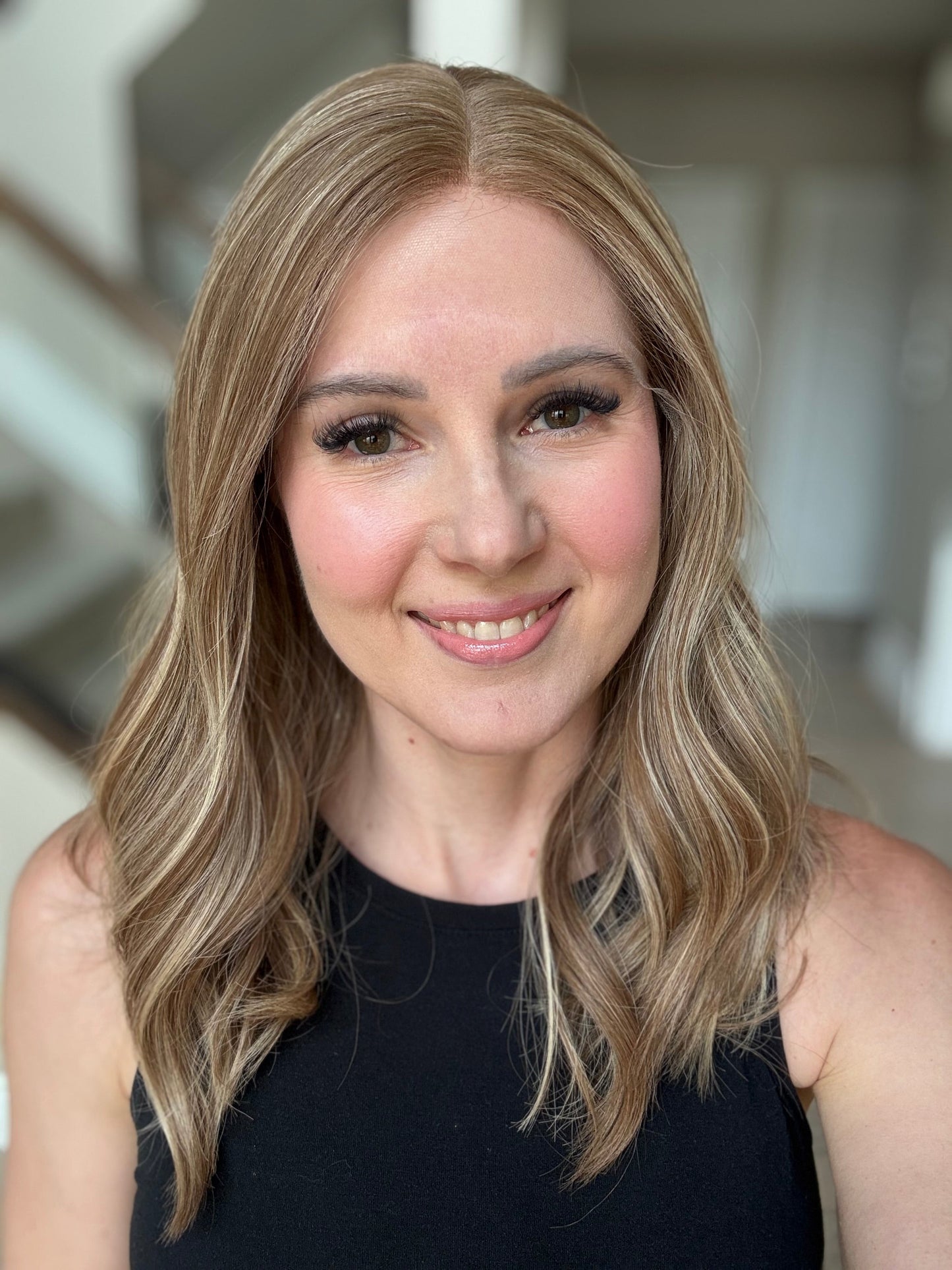 18" Janelle Luxury Cap Lace Top Wig (XS) Alexwigs