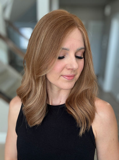 18" Monika LOB Comfort Cap Lace Top Wig (S) (FINAL SALE) Alexwigs