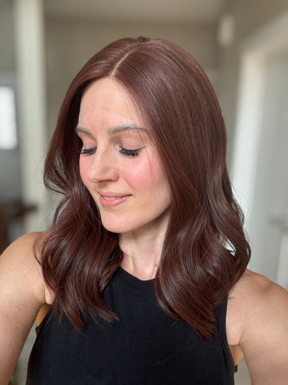 18" Scarlett LOB Comfort Cap Lace Top Wig (S) Alexwigs