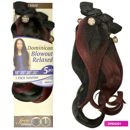 Outre Duo Batik Weave - DOMINICAN BLOWOUT RELAXED 5 Pcs (1 Pack Solution) Alexwigs