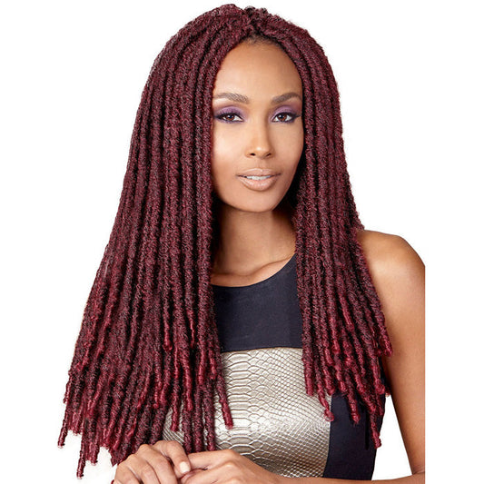Bobbi Boss African Roots Pre-Looped Crochet Braid Senegal Bomba Dreadlocks - FAUX LOCS SOUL 18" Alexwigs
