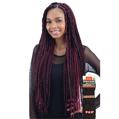 Model Model Crochet Braids - 3X AFRICANA BRAID 84" Alexwigs