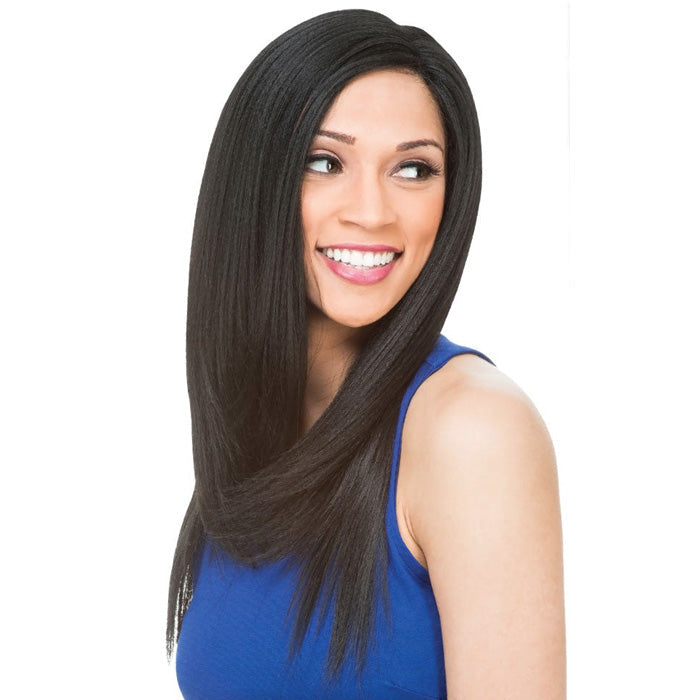 New Born Free 360 Weft 100% Human Hair Brazilian Knot Weft Weave - YAKI STRAIGHT 18" Alexwigs