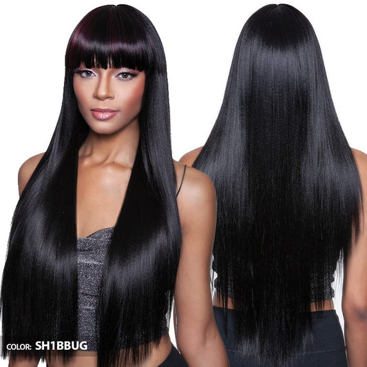 Mane Brown Sugar Human Hair Blend Full Wig - BS144 Alexwigs