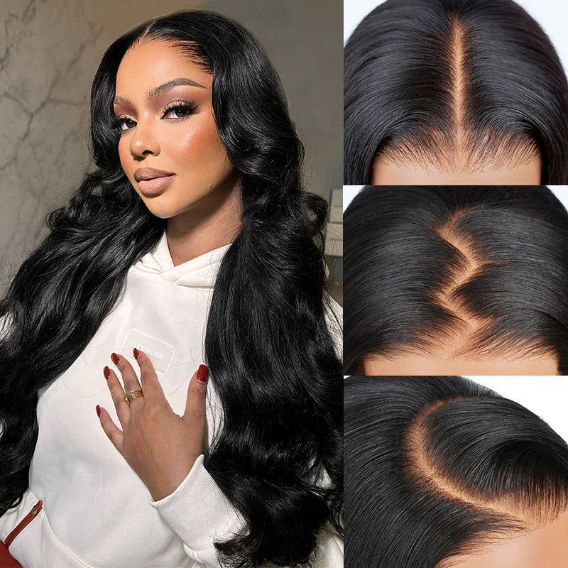 13x4 HD Lace Frontal Wig 100% Human Hair Wigs With Invisible Bleached Small Knots Hermosa Affordable Long Hair 180% Alexwigs
