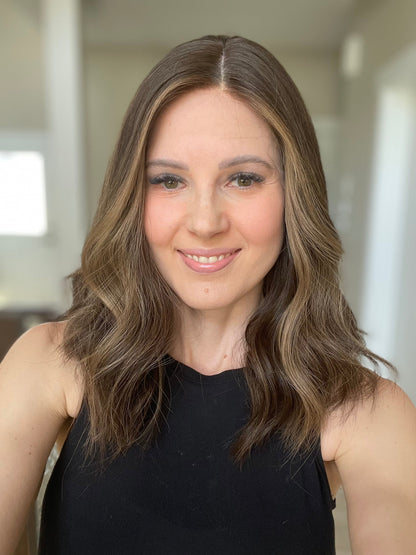 18" Mia Lob Comfort Cap Silk Top Wig (S) Alexwigs