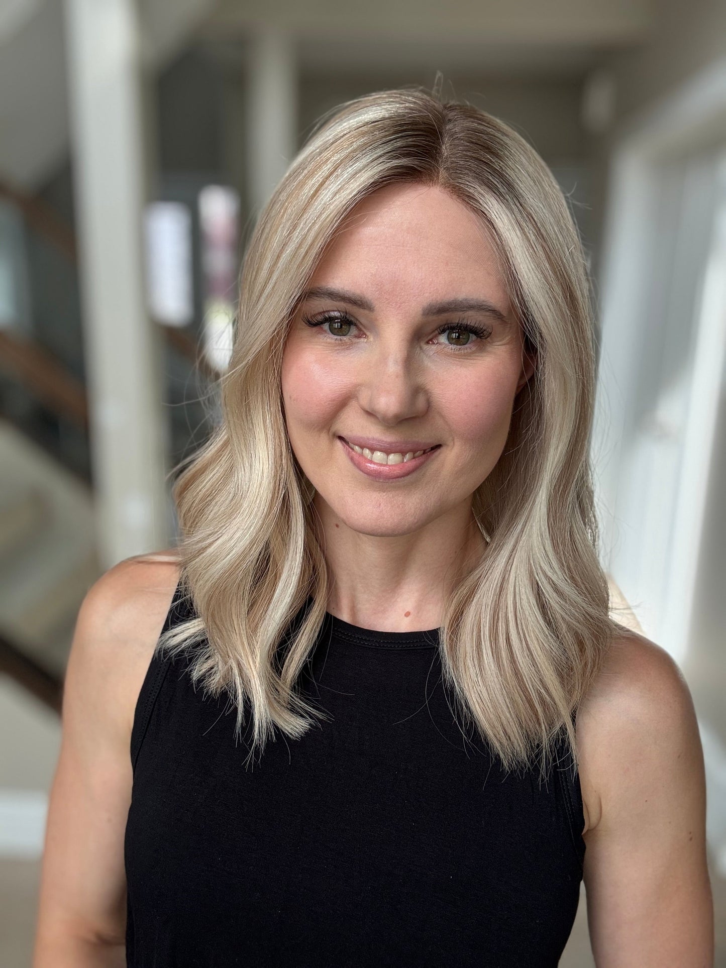 18" Katie LOB Comfort Cap Lace Top Wig (S) Alexwigs