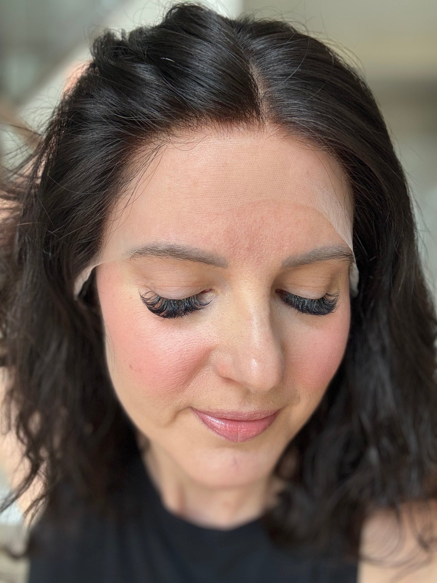 14" Mira Wavy Luxury Cap Lace Top Wig (M) (FINAL SALE) Alexwigs