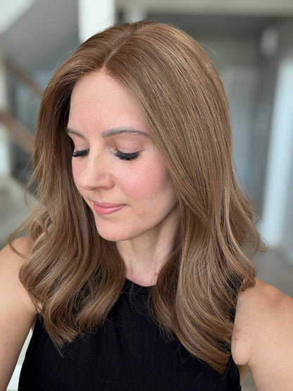 18" Justine LOB Comfort Cap Lace Top Wig (M) Alexwigs