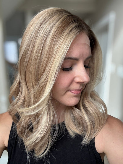 18" Olivia LOB Comfort Cap Lace Top Wig (M) Alexwigs