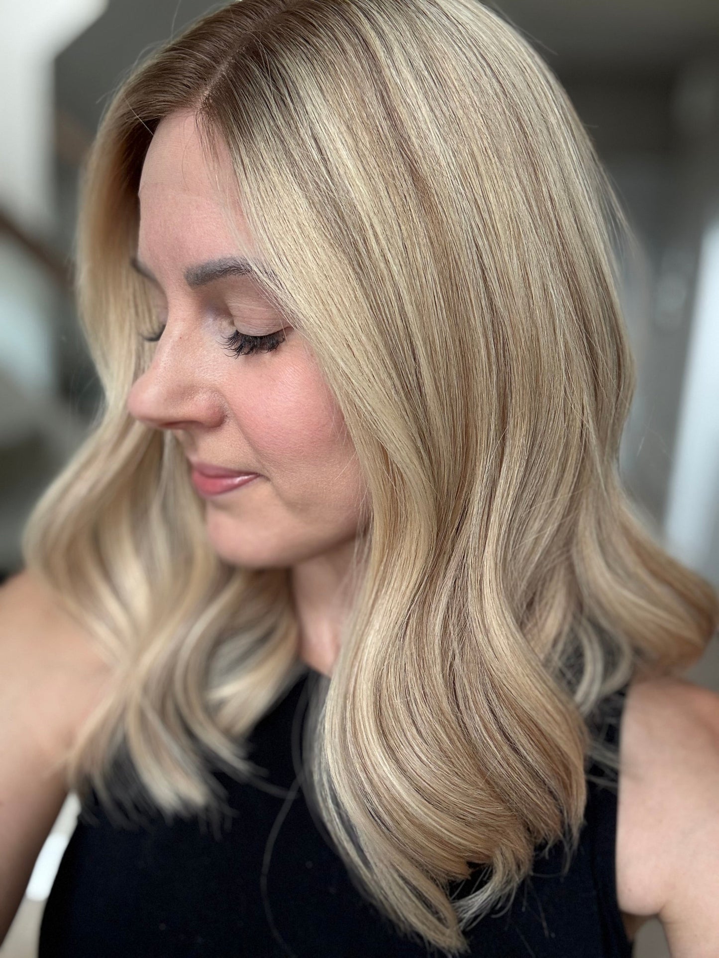 18" Cara LOB Comfort Cap Lace Top Wig (M) (FINAL SALE) Alexwigs